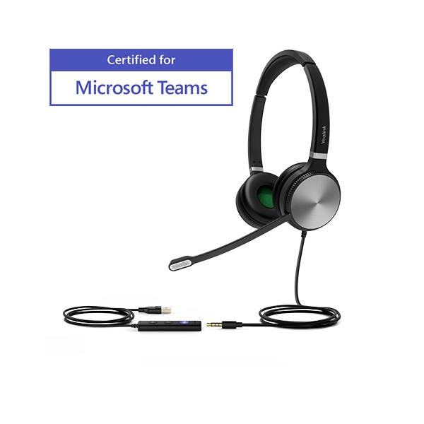 Yealink UH36 Dual cuffia stereo USB + Jack 3,5 mm - Ezdirect
